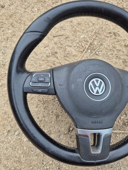 Predám trojramenny kožený volant s airbagom pre VW GROUP - 6