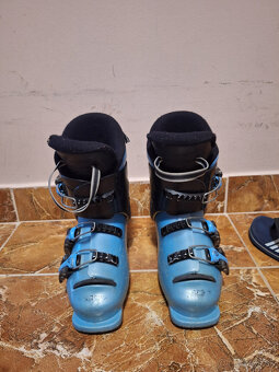 Lyže 100cm + lyžiarky - 6