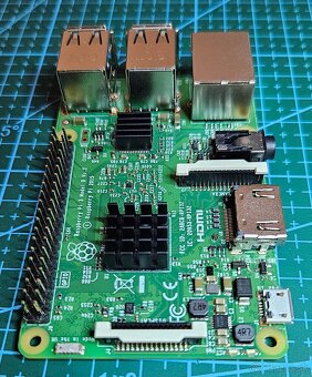 Raspberry Pi 3B s chladením + Zdroj 5.1V/3A s vypínačom - 6