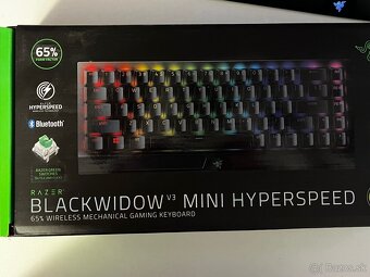 Mechanická klávesnica RAZER Blackwidow v3 mini hyperspeed - 6
