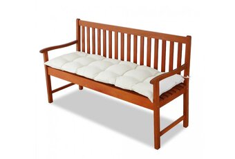 Poduška na lavicu 110-145x45x8 cm krémová antracitová - 6