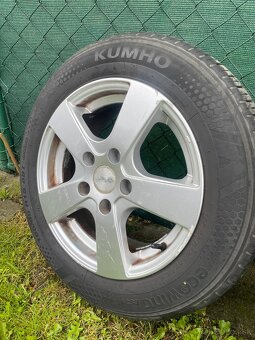 Predám letne kolesa na diskoch na huyndai i30 185/65 r 15 - 6