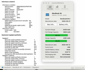 Macbook AIR 2020, I5 - čtyřjádrový, 256GB - 6