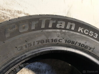 215/70 R16C Letné pneumatiky Kumho Portran 4 kusy - 6