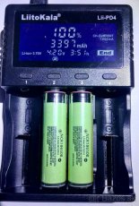 Predám NCR18650B L-ion bateriu Panasonic 3400mAh PCB - 6