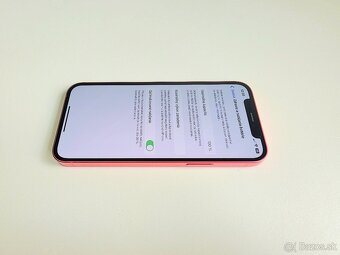 APPLE IPHONE 12 64GB RED ,ZDRAVIE BATERKY 100% - 6