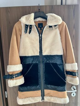 Športovo - elegantná kožušinová bunda - nová s visačkami - 6