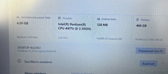 Asus X543U / Intel 4417U / 4GB RAM / 500GB HDD / 15.6" - 6