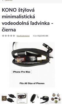Kono čierna vodeodolná ľadvinka - 6