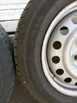 Predám plechové disky na pneu pre vw T4 r16 - 6