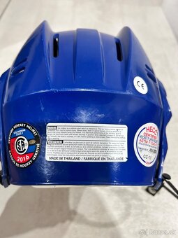 HOKEJOVÁ PRILBA BAUER 4500 - BLUE - SIZE = M veľkosť M - 6