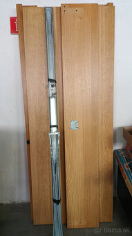 veľká posteľ 180x200 IKEA MALM dubová dýha + rošt - 6