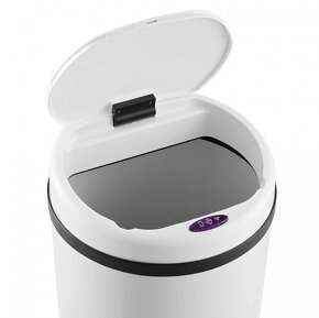 Bezdotykový elektrický odpadkový kôš BIN 40-56l biely čierny - 6