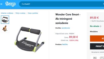 Wonder Core Smart - tréningové zariadenie nové - 6