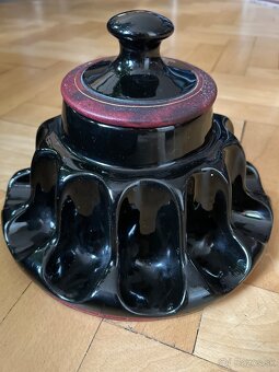 Sada: Keramický stojan a odklepávač na fajky - 6