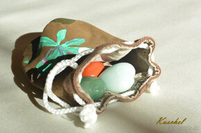 Maľované mešteky z kože - 6