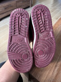 Nike Air Jordan 1 mid burgundy tenisky veľkosť 44 - 6