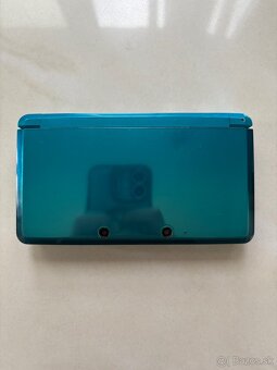 Nintendo 3DS Aqua Blue + 2 Hry - 6