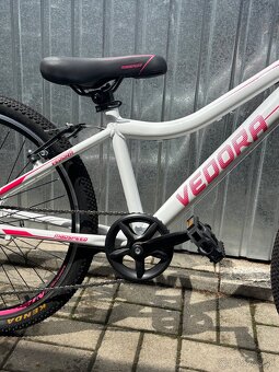 Detský bicykel Vedora Madspeed 24” ružovo-biely - 6