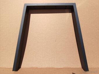 Stolové nohy kovové, čierne 2 ks - 6