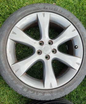 Predám sadu 4 ks originálne hliníkové disky SUBARU R17 - 6