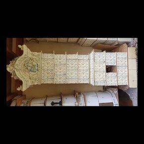 Kachlova pec starozitná, krásná - 6