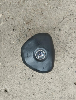 fabia 2 aribag, interier, sedadla, plasti, ovladanie, radio - 6