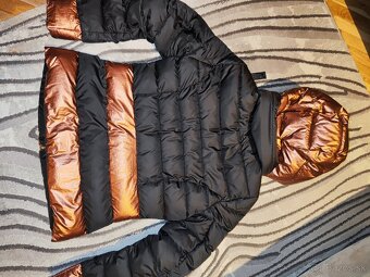 Hnedou čierna bunda zimná - 6