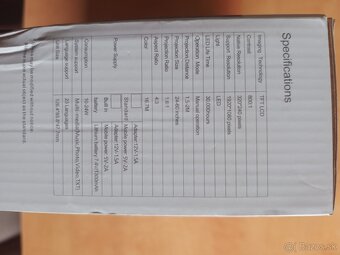Mini projektor +plátno. - 6