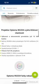 Data projektor Optoma WU334 - 6