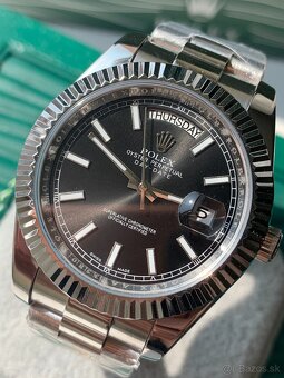 Rolex Day-date Platinum, Čierne, Nové, 40mm - 6