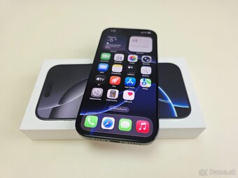 APPLE IPHONE 16 PRO 12GB BLACK TITANIUM ,BATERKA 100% - 6