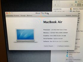 Apple MacBook Air A1237 13.3 - 6