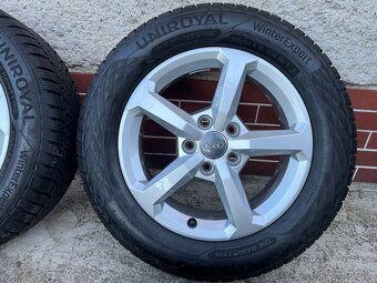 R16 skoro nová zimná sada 5x112 Audi Q2 - 6