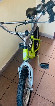 Detský bicykel Yedoo Pidapi ALU, veľkosť 16”, farba zelená - 6