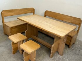 Jedálenský stôl a lavice - 6