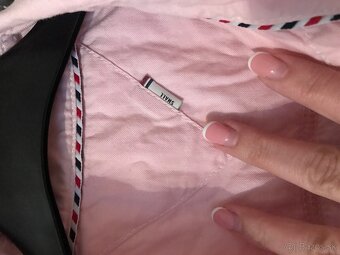 TOMMY HILFIGER originál damska pudrova bluzka S - 6