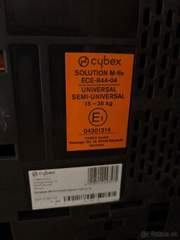 Detská autosedačka CYBEX SOLUTION M-fix - 6