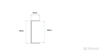 pozinkované plotové lamely Z 100mm na výplň brány - 6