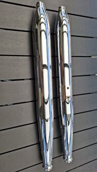 Chromované výfuky kyvacka, panelka, perak - 6