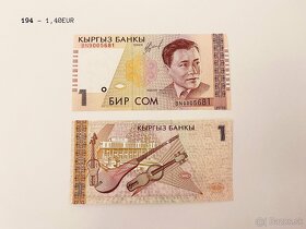 ROZPREDAJ ZBIERKY - bankovky UNC, sada F - 6