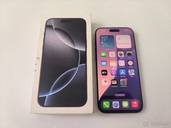 apple iphone 16 PRO MAX 256gb Black Titanium / Batéria 100% - 6