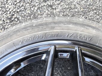 Hliníkové disky BBS 5x112 R17 + pneu 225/45R17 - 6