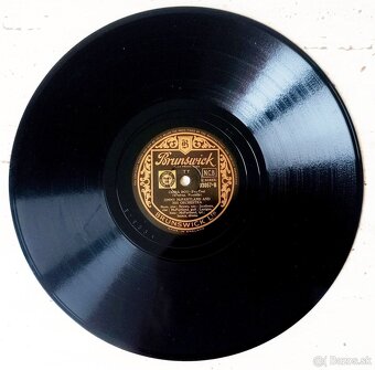 9 starožitných šelakových gramodesek americký jazz, swing - 6