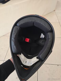 Nová prilva veľkosť M - 56-57cm - Orange Black - 6
