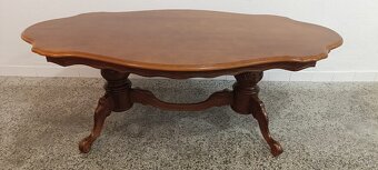 Konferenční stolek, neobaroko, nábytek z masívu - 6