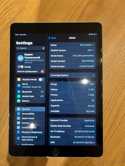 Apple iPad 9. generácia 64 GB Wi-Fi + Cellular Silver - 6