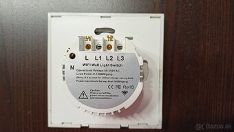 Dotykové sklenené vypínače - Tuya - 6