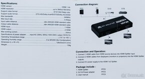 4K HDMI Rozbočovač/Splitter PremiumCord - 6