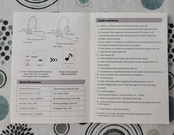 Bluetooth bezdrôtový headset - 6